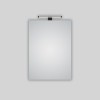 Зеркало-шкаф AZARIO 500х700 в алюминиевом корпусе, сенсорный выключатель с функцией диммера (AZ-ZC-022CS) — 