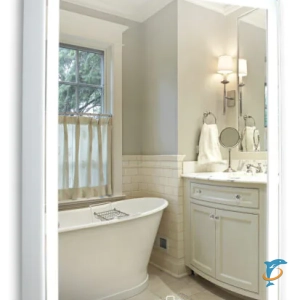 Зеркало-шкаф AZARIO Киото 60 (600х800) c подсветкой и диммером + часы (LED-00002358)  (LED-00002358)