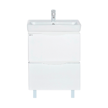 Тумба для комплекта Misty Венера 55 белая 2 ящика — 