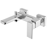 Смеситель для ванны и душа Azario BLAKE с ручным душем, керамический картридж, хром (AZ-VBT238205C) — 