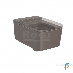 Чаша Roca Inspira Square подвесная 560, Rimless, кофейный 346537660  (346537660)