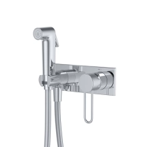 Гигиенический душ со смесителем Iddis Duna DUNSBV0i08, цвет хром &mdash; Универсальный смеситель для ванны с термостатом, Uniterm, IDDIS, UNISB00i74