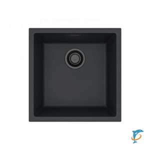 Мойка кухонная Alveus OMNI 20 GRANITAL DEEP BLACK-G90 BE 450x450x198 с сифоном 1148151 (1150050)