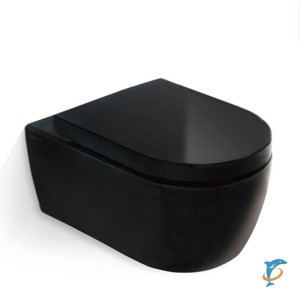 Унитаз подвесной SSWW CT2037 BLACK  (CT2037 Black)