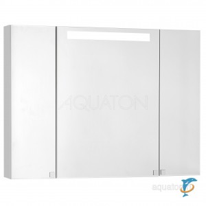 Зеркальный шкаф Aquaton Мадрид 100 белый  (1A111602MA010)