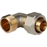 Stout Угольник-переходник с наружной резьбой 1 1/4&quot;x32 для металлопластиковых труб винтовой — 