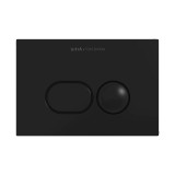 Панель смыва Vitra Liquid 740-2101 металлическая, черный глянцевый — 