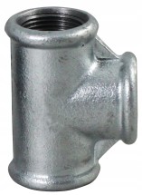 Тройник чугунный оцинкованный ДУ- 40 — 