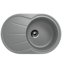 Односекционная реверсивная мойка ULGRAN U-503 темно-серый — 