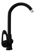 Смеситель для кухонной мойки Ulgran Quartz UQ-006 уголь — 