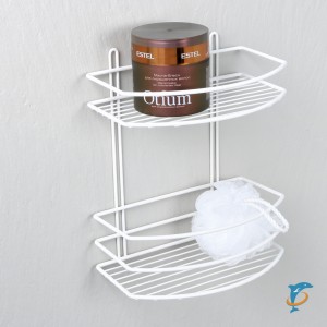 Полка овальная двухтажная белая Fixsen FX-720W-2  (FX-720W-2)