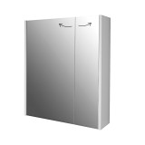 Шкаф зеркальный Dreja PRIME 60 белый &mdash; 