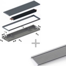 Конвектор ITT.190.300.1500 с решеткой GRILL.SGA-30-1500 natural — 