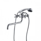 Смеситель для ванны с картриджным переключателем Хром Kaiser Carlson Lux 11155 — 