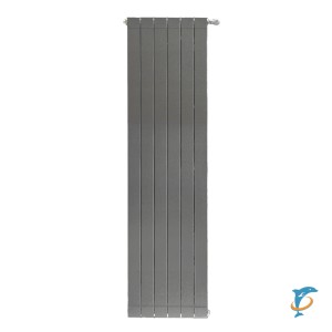 STOUT Oscar 1800 4 секции радиатор алюминиевый боковое подключение (цвет 2748 cod.07 черный)  (SRA-0110-18000704)