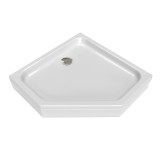 Душевой поддон Niagara NG-100-100D RUS (1000x1000x170) трапеция, низкий в комплекте для 6634, 6834 — 