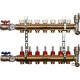 Коллектор распределительный STOUT для тёплого пола с расходомерами 7 выходов  (SMB 0473 000007)