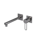 Смеситель для раковины Iddis Duna DUNGM00i65 встраиваемый, цвет графит матовый PVD &mdash; THESBBTi06, Смеситель для ванны с термостатом с верхним душем, Thermolife, ID