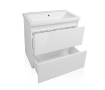 Тумба для комплекта El Fante Даймонд 70 Люкс PLUS подвесная, белая — Тумба для комплекта El Fante подвесная Даймонд 70 Люкс белая PLUS СС-00000498