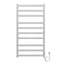 Полотенцесушитель электрический AZARIO PALERMO 500/1000 квадрат, 10 секций, диммер справа, белый (AZ83850W) — 
