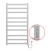 Полотенцесушитель электрический AZARIO PALERMO 500/1000 квадрат, 10 секций, диммер справа, белый (AZ83850W)