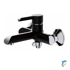 Смеситель для ванны HAIBA HB60805-7 латунь, черный/хром (HB60805-7)