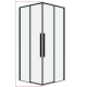 Душевое ограждение GROSSMAN Galaxy 90х195 стекло прозрачное, профиль черный матовый  (1/2.K33.01.90.21.00)