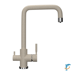 Смеситель для кухонной мойки Ulgran U-019 бежевый (U-019-328)