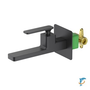 Смеситель для раковины встроенный Timo Torne 4372/03SM черный  (4372/03SM)