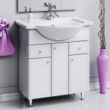 Тумба с раковиной Aqwella Barcelona 85 напольная — 