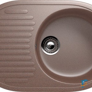 Односекционная реверсивная мойка ULGRAN U-107 терракот  (U-107-307)