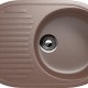 Односекционная реверсивная мойка ULGRAN U-107 терракот  (U-107-307)
