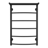 Полотенцесушитель водяной AZARIO VERONA 500/800 с полкой, 5 секций, нижнее/диагональное подключение, 1/2&quot;, графит (AZ83864PG) — Рабочее давление 3-25 атм.; Температура теплоносителя 115°C max ; Сталь AISI304; Сварка TIG по стандарту EN 10217-7 на всю толщину металла; Гарантия:	36 месяцев;
