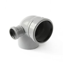 Отвод канализационный 110-50-90 левый ( Политек)  — Отвод канализационный 110-50-90 левый ( Политек)