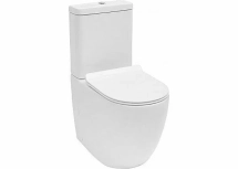 Унитаз напольный безободковый, ультратонкое сидение soft-close CDL-102N-TRT — 