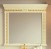 Зеркало для ванной Мануэлла GOLD 120 бордовое глянец Л-Ман02120-5618Св