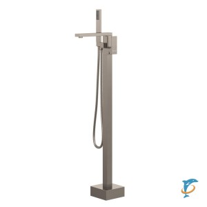 Смеситель напольный для ванны Grossman Falcon 530.K35.08.120 брашированный никель  (530.K35.08.120)