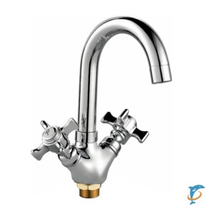 Смеситель для раковины HAIBA HB4524 латунь, хром  (HB4524)