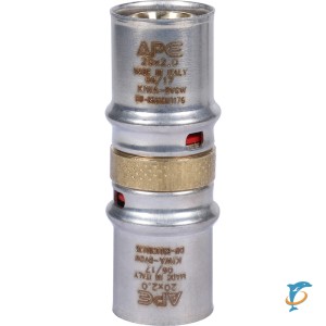 Stout Муфта соединительная равнопроходная 20х20 для металлопластиковых труб прессовой (SFP-0003-002020)