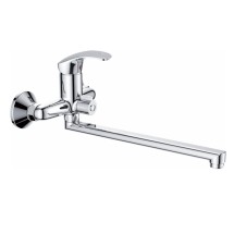 Смеситель для ванны HAIBA HB2236 длинный излив, латунь, хром — 