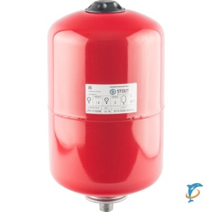 Stout Расширительный бак на отопление 12 л. (цвет красный)  (STH-0004-000012)
