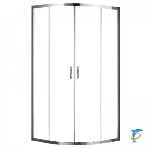 Душевое ограждение AZARIO MILTON 900х900х2000 без поддона, серебро профиль  (AZ-ND2142 900)