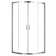 Душевое ограждение AZARIO MILTON 900х900х2000 без поддона, серебро профиль  (AZ-ND2142 900)
